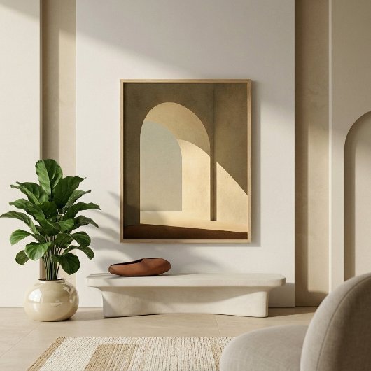 Abstracte pad muurkunst voor woonkamer decoratie