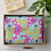 Abstracte paddenstoel met oogpatroon Decoupage Tissuepapier (Geschenk)