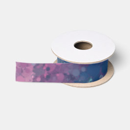 Abstracte Painterly Splatter Satijnen Lint