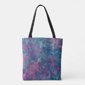 Abstracte Painterly Splatter Tote Bag (Achterkant)