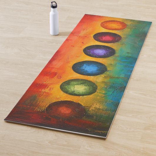 Abstracte paletmes Chakra Energie Yoga Mat (In situ)