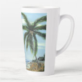 Abstracte palmbomen latte mok (Rechts)