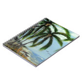 Abstracte palmbomen notitieboek (Linkerzijde)