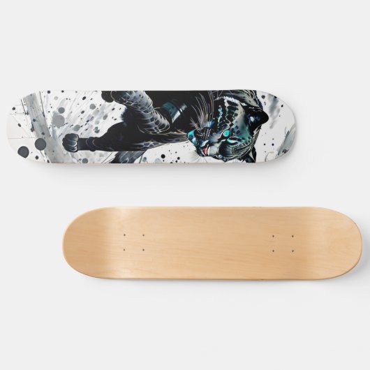 Abstracte Panter Persoonlijk Skateboard (Horizontaal)