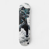 Abstracte Panter Persoonlijk Skateboard (Voorkant)