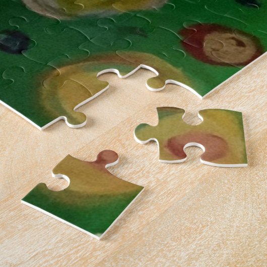 Abstracte papaver legpuzzel (Zijkant)