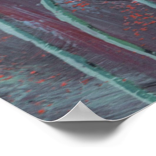 Abstracte papavers poster (Hoek)