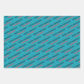 Abstracte papierbladen voor de verdringing van vog inpakpapier vel (Voorkant 3)