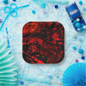 abstracte papieren bord gerecyclede plastic rode t (Feest)