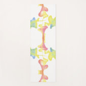 Abstracte pareltrechters omkeerbare Yoga Mats Yogamat (Voorkant)