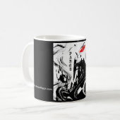 Abstracte "Paris" koffie Mok (Voorkant links)