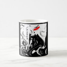 Abstracte "Paris" koffie Mok