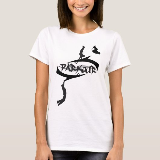 Abstracte Parkour Flip T-shirt (Voorkant)