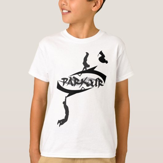 Abstracte Parkour Flip T-shirt (Voorkant)