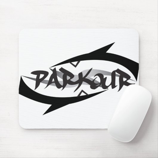 Abstracte Parkour Muismat (Met muis)