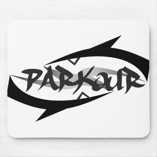 Abstracte Parkour Muismat (Voorkant)