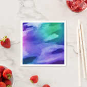 Abstracte partij voor Paarse blauwe groene Waterve Servet (Insitu)