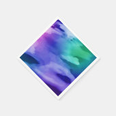 Abstracte partij voor Paarse blauwe groene Waterve Servet (Hoek)