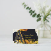 Abstracte passie van de Waterverf van de Vette Sla Visitekaartje (Staand voorkant)