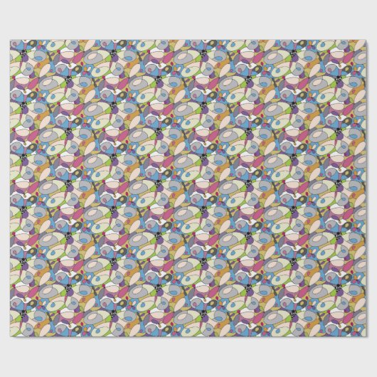 Abstracte pasta cadeaupapier (Vlak)