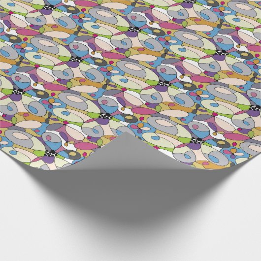 Abstracte pasta cadeaupapier (Hoek)