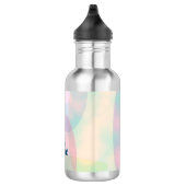 Abstracte pasta droomverduistering Waterfles (Rechts)