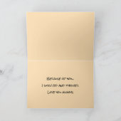 Abstracte pasta Floral Moederdag Kaart (Binnen)