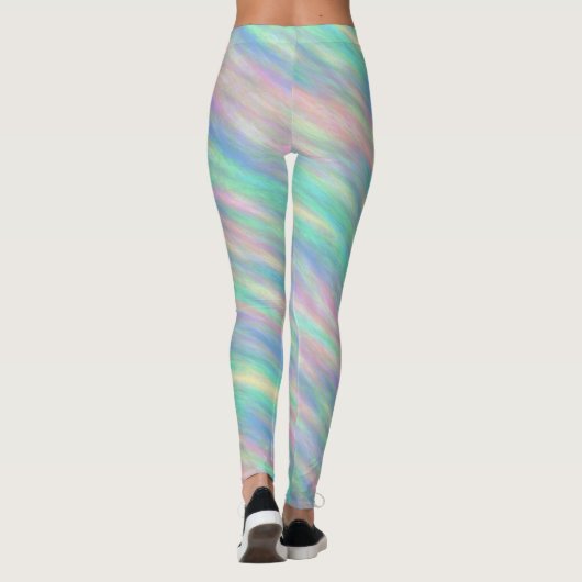 Abstracte pasta leggings (Achterkant)