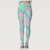 Abstracte pasta leggings (Voorkant)