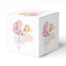 Abstracte pasteelbloemen