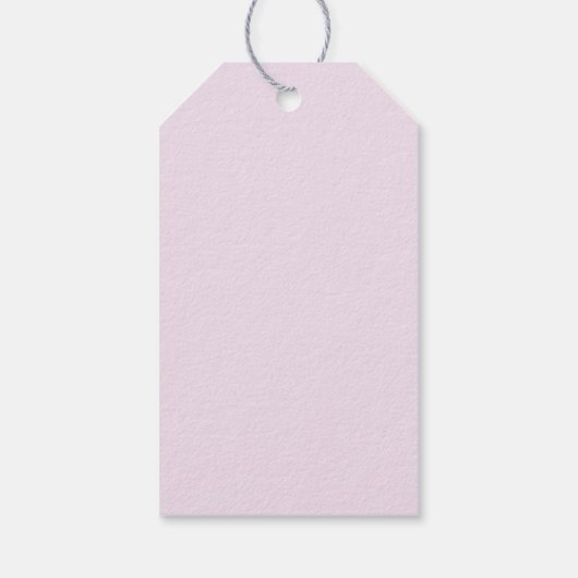Abstracte pasteelbloemen cadeaulabel (Achterkant)