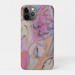 Abstracte pasteelbloemen Case-Mate iPhone case