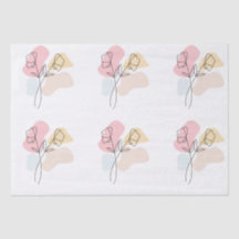 Abstracte pasteelbloemen