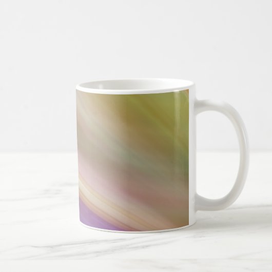 Abstracte pasteelkleuren koffiemok (Rechts)