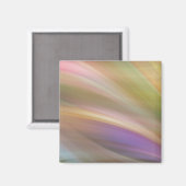 Abstracte pasteelkleuren magneet (Voorkant / Achterkant)