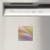 Abstracte pasteelkleuren magneet (Insitu (Vaatwasser))