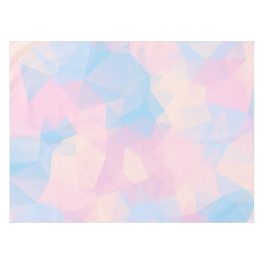 Abstracte pasteelkleuren met lage poly achtergrond tafelkleed (Voorkant (Horizontaal))