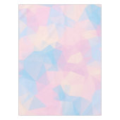 Abstracte pasteelkleuren met lage poly achtergrond tafelkleed (Voorkant)