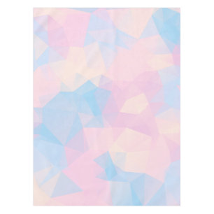 Abstracte pasteelkleuren met lage poly achtergrond tafelkleed