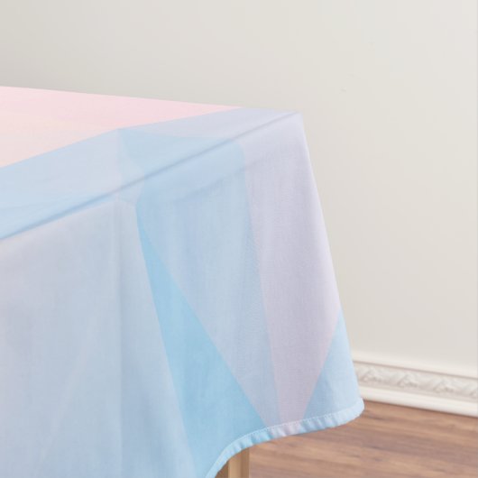 Abstracte pasteelkleuren met lage poly achtergrond tafelkleed (Voorbeeld)