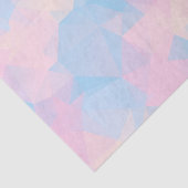 Abstracte pasteelkleuren met lage poly achtergrond tissuepapier (Detail)