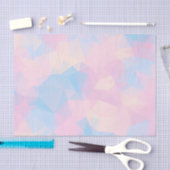 Abstracte pasteelkleuren met lage poly achtergrond tissuepapier (Craft)