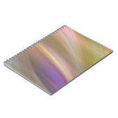 Abstracte pasteelkleuren notitieboek (Linkerzijde)