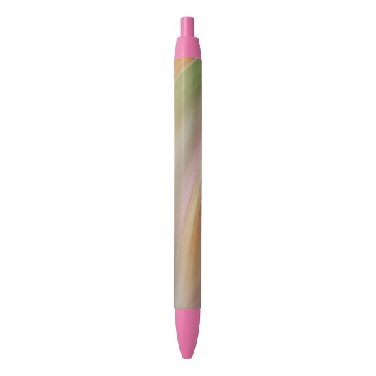 Abstracte pasteelkleuren zwarte inkt pen (Voorkant Verticaal)