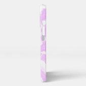 Abstracte pasteelregenboogkleurstof iPhone hoesje (Linkerkant)