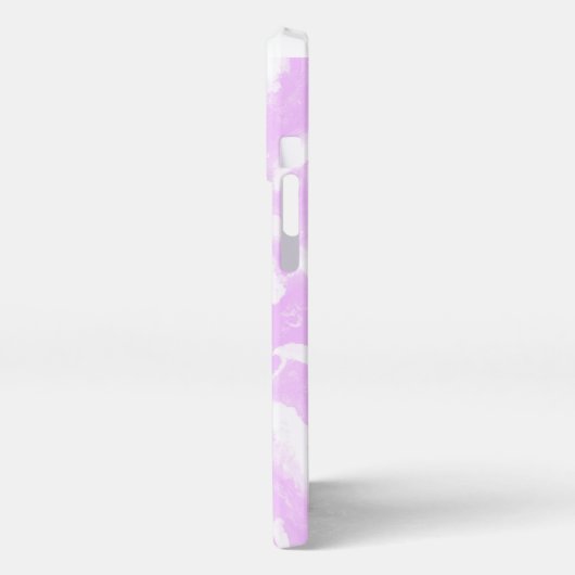 Abstracte pasteelregenboogkleurstof iPhone hoesje (Linkerkant)