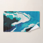 Abstracte pasteelverf Lagoon Edition Bad Handdoek (Handdoek)