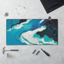 Abstracte pasteelverf Lagoon Edition