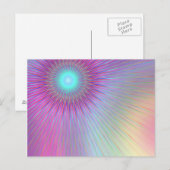 Abstracte pastei. briefkaart (Voorkant / Achterkant)