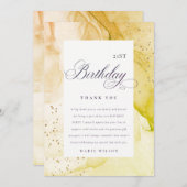 Abstracte pasteitjes, kalkgroen elke dag bedankkaart (Voorkant / Achterkant)